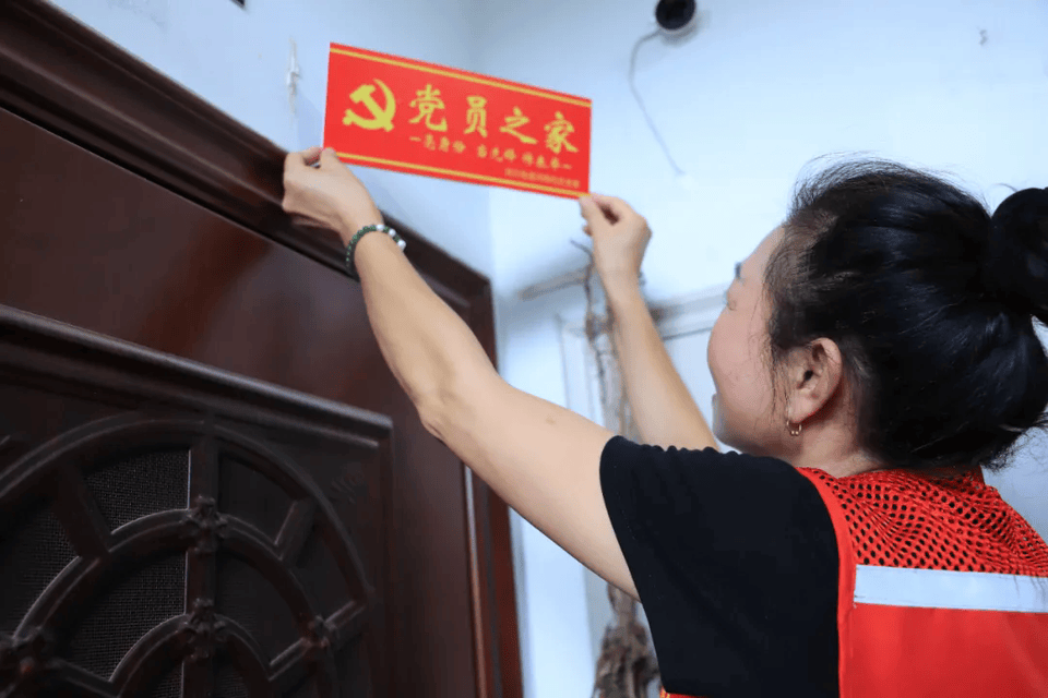 河口街道河阳社区举行“党员之家”“志愿之家”授牌仪式